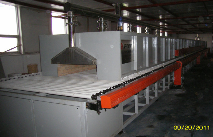 產(chǎn)品用途：特種陶瓷電熱輥道窯，規(guī)格：1.2米×32米電加熱